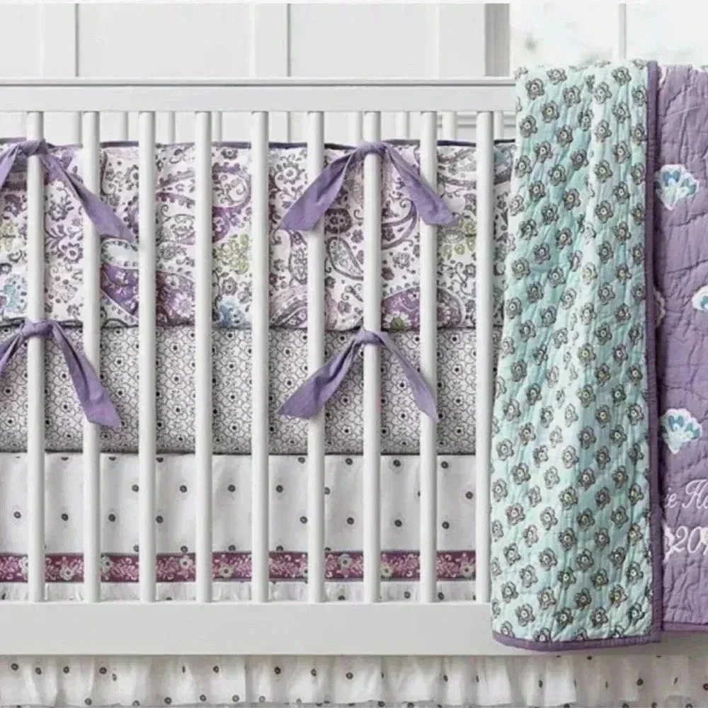 French Chic Brooklyn Baby Crib Skirt - New - by Pottery Barn Baby- 100% Cotton